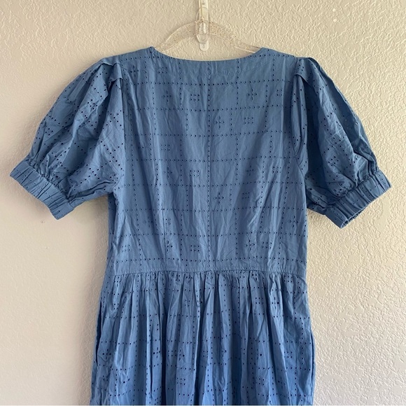 Madewell Blue Midi Dress - Picture 8 of 10